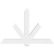 Ekena Millwork Kennewick Architectural Grade PVC Gable Bracket, 72"W x 48"H x 6"D x 6"F, 16/12 Pitch GBP072X48X0606KEN00 - alternate 2
